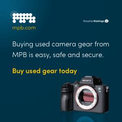 MPB used camera gear affiliate banner ad